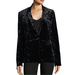 Sanctuary Black Crushed Velvet Jacket